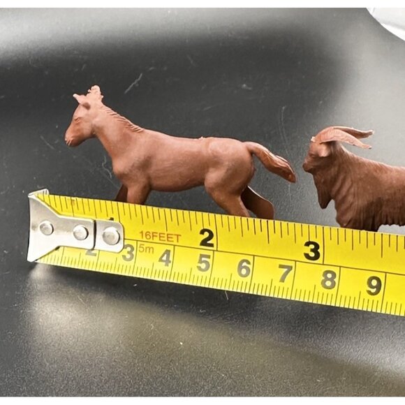 Allstate Marx Happi Time Farm Playset 1959 Auburn Red Horse Goat Dog Tim Mee PPC - Picture 12 of 16